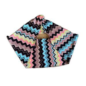 MISSONI For Target Multi Color Zig Zag Scarf